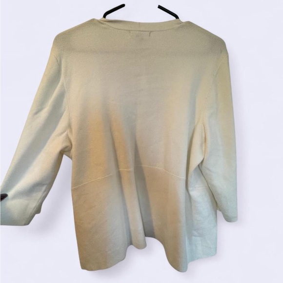 Alfani Women's Cream/ white Cardigan Sweater plus size 2x NWT - Picture 8 of 8